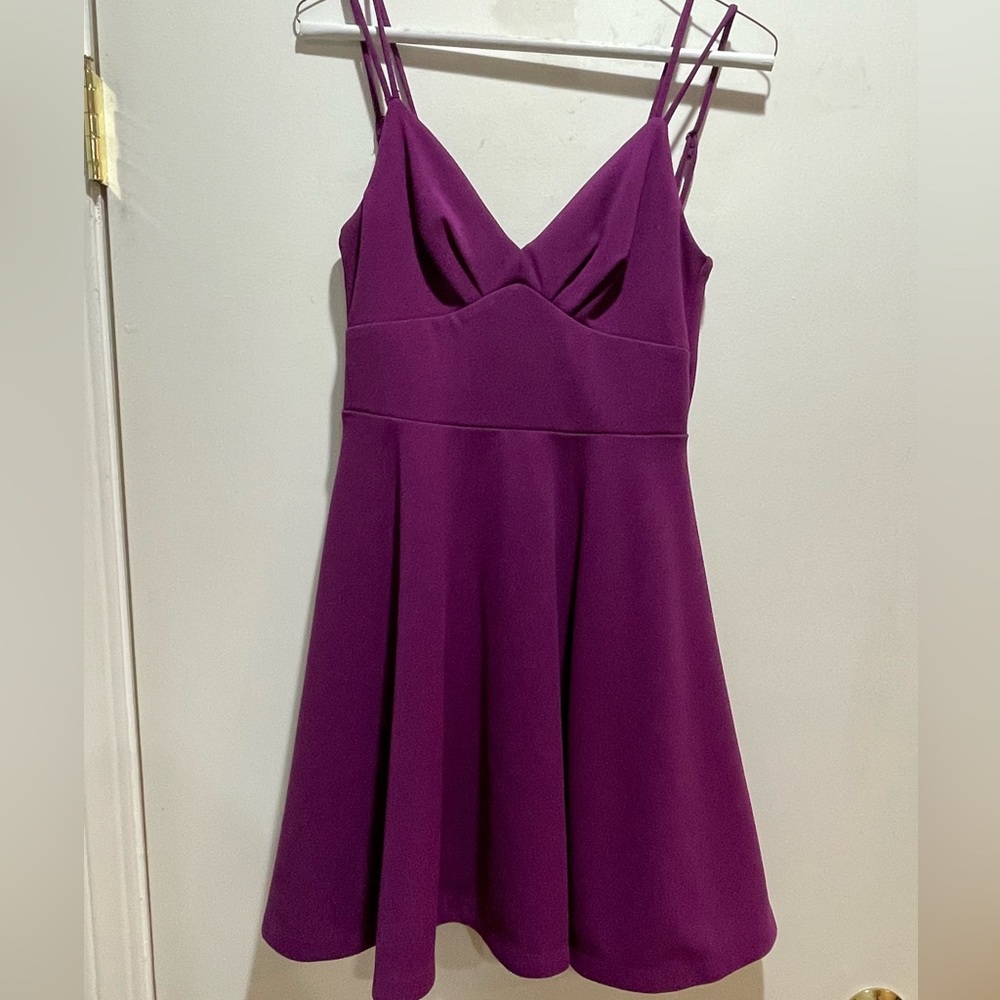 Purple dress